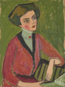 Gabriele Münter, Olga von Hartmann, ca. 1910, Gabriele Münter- und Johannes Eichner-Stiftung, München © VG Bild-Kunst, Bonn 2022 Gabriele Münter, Olga von Hartmann, ca. 1910